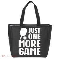 Pickleball Just One More Game Tote Bag thumb 0