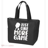 Pickleball Just One More Game Tote Bag thumb 3