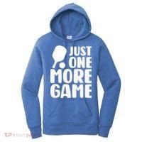 Pickleball Just One More Game Women's Hoodie thumb 0