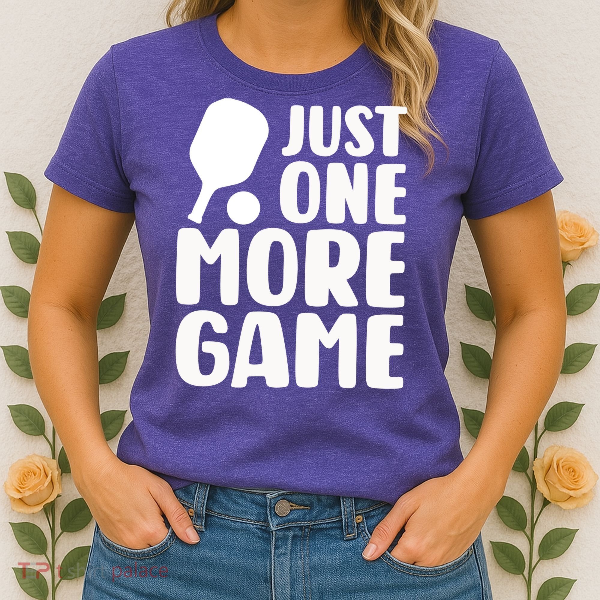 Pickleball Just One More Game Women's T-Shirt