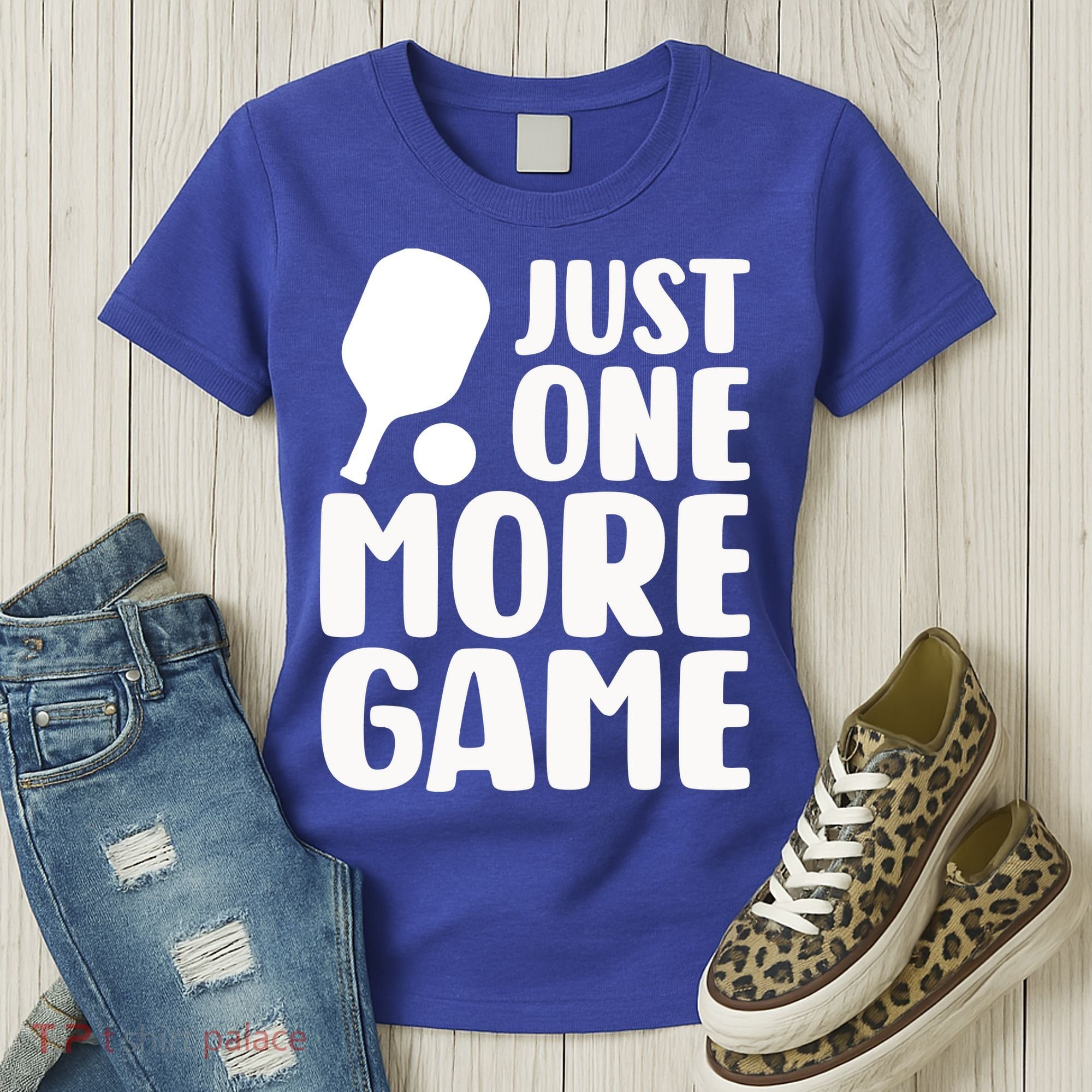 Pickleball Just One More Game Women's T-Shirt