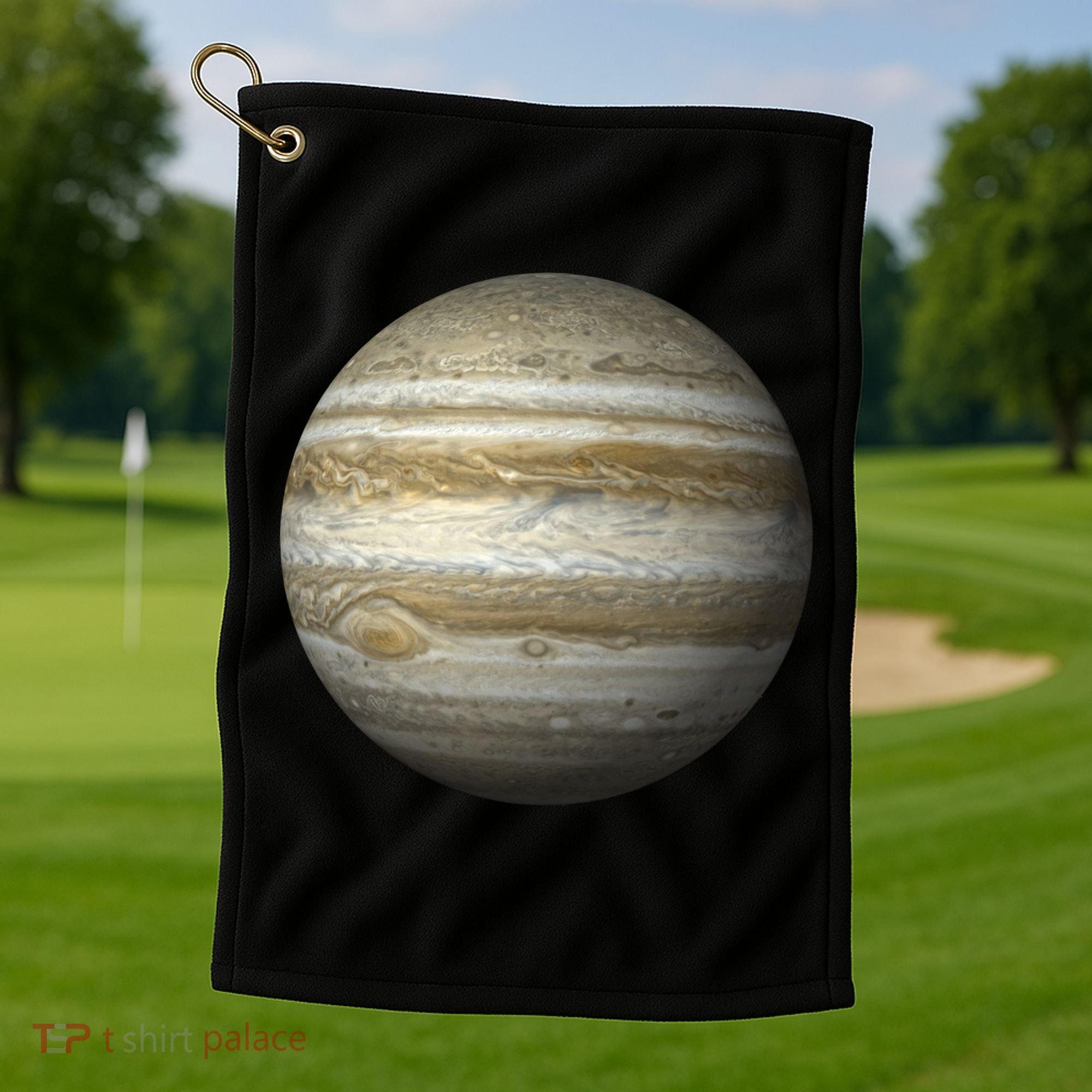 Planet Jupiter Golf Towel