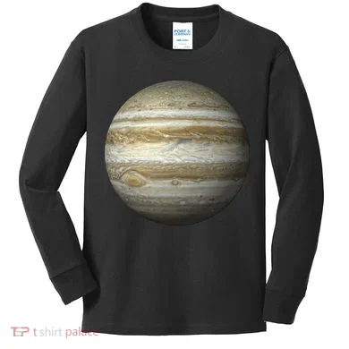 Planet Jupiter Kids Long Sleeve Shirt