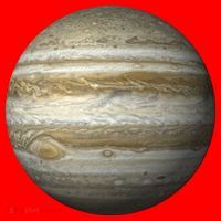 Planet Jupiter Santa Hat thumb 1
