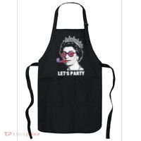 Platinum Jubilee. Queen & Union Jack LetS Party Funny Queen Apron thumb 0