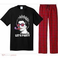 Platinum Jubilee. Queen & Union Jack LetS Party Funny Queen Pajama Set thumb 0