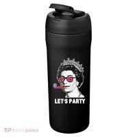 Platinum Jubilee. Queen & Union Jack LetS Party Funny Queen 24oz Duet Stainless Steel Tumbler thumb 3