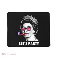 Platinum Jubilee. Queen & Union Jack LetS Party Funny Queen Mousepad thumb 0