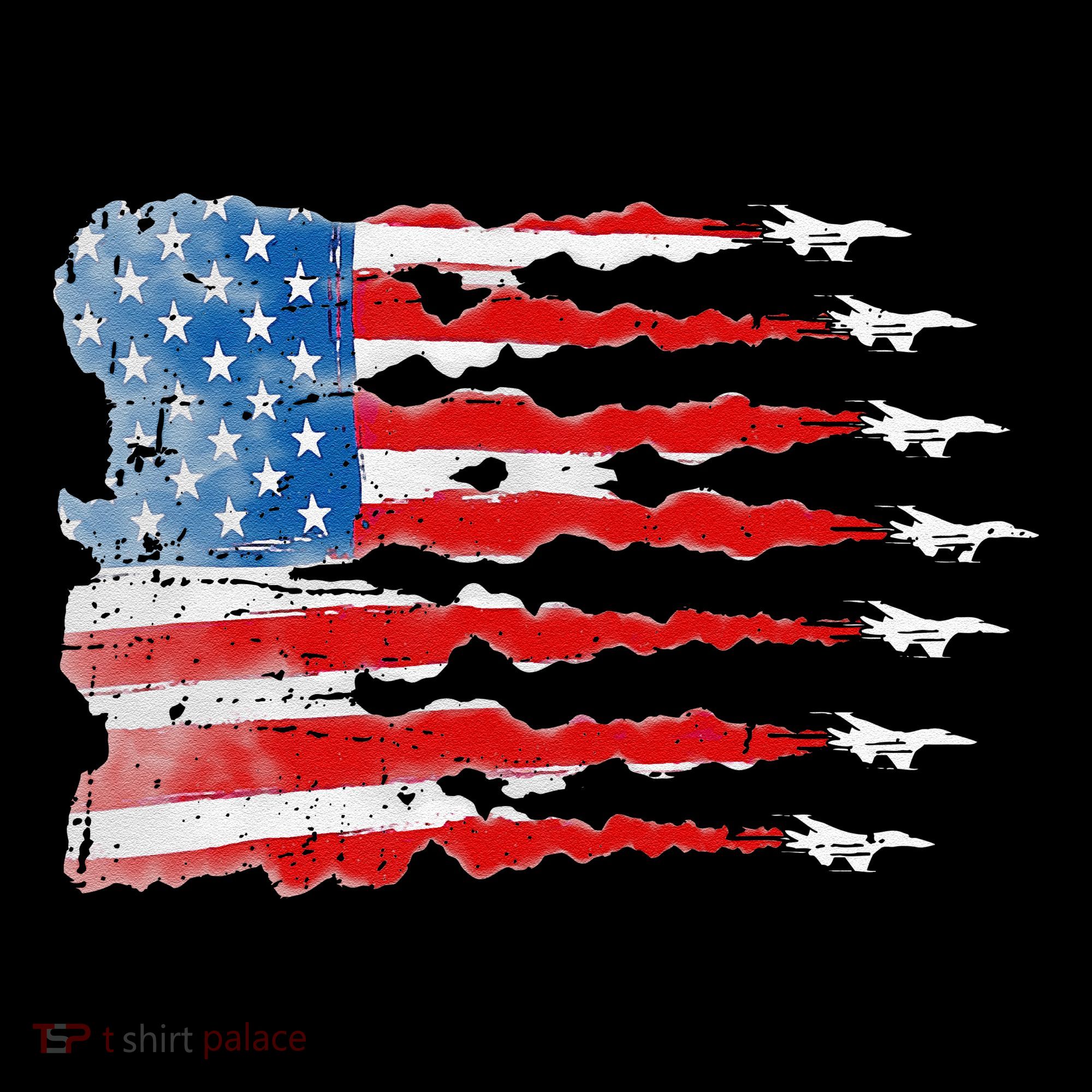 Patriotic Jet Red White Blue Usa Flag 4th Of July Coffee Mug