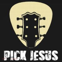 Pick Jesus Religious Musician Idea Guitar Worship Polo thumb 3