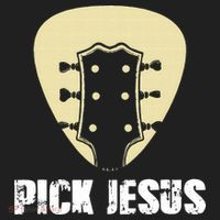 Pick Jesus Religious Musician Idea Guitar Worship Hat thumb 2