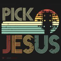 Pick Jesus Religious Musician Idea Guitar Worship Backpack thumb 2