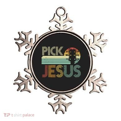 Pick Jesus Religious Musician Idea Guitar Worship Ornament