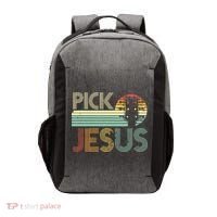 Pick Jesus Religious Musician Idea Guitar Worship Vector Backpack thumb 0