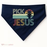 Pick Jesus Religious Musician Idea Guitar Worship USA-Made Doggie Bandana thumb 0