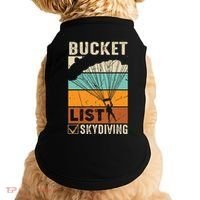 Parachute Jump Skydiver Instructor Bucket Lists Skydiving Doggie Tank thumb 0