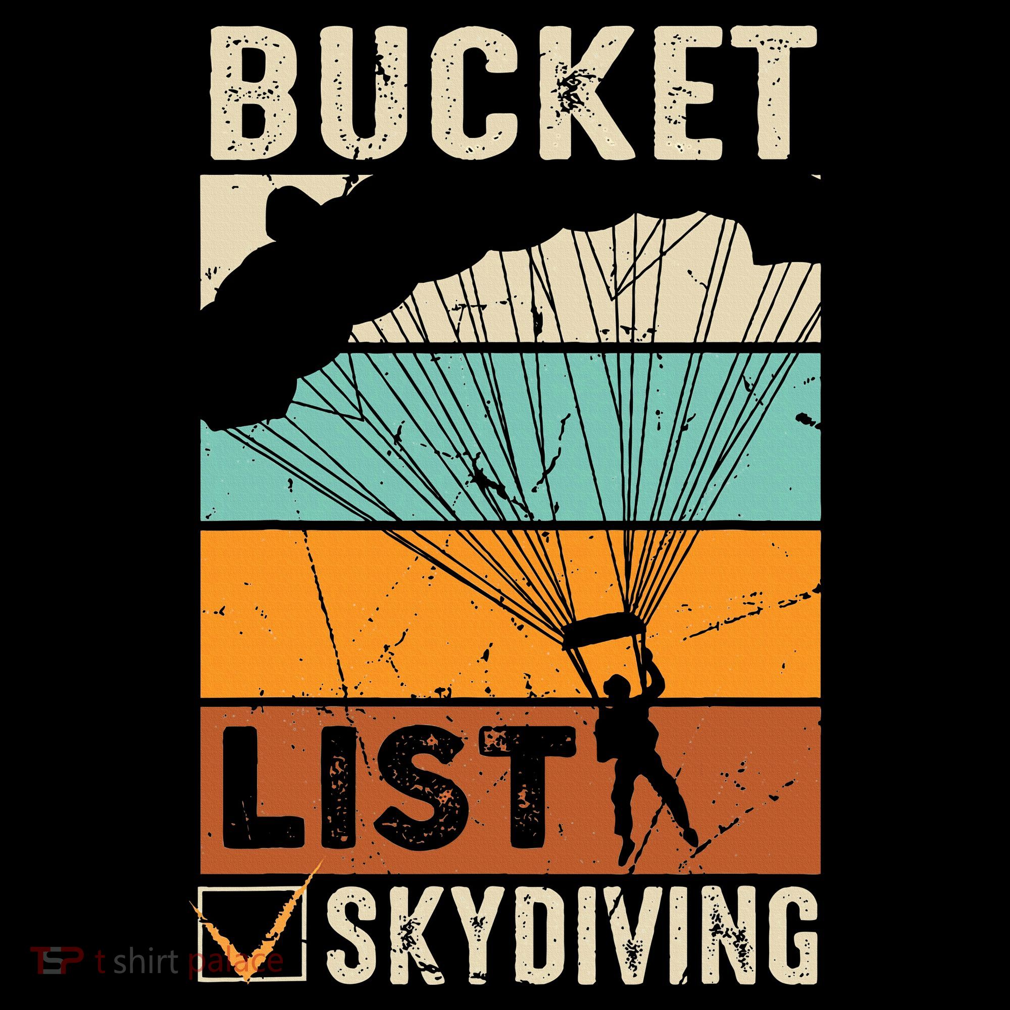 Parachute Jump Skydiver Instructor Bucket Lists Skydiving Bucket Hat