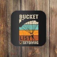 Parachute Jump Skydiver Instructor Bucket Lists Skydiving Coaster thumb 0