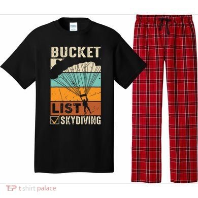 Parachute Jump Skydiver Instructor Bucket Lists Skydiving Pajama Set