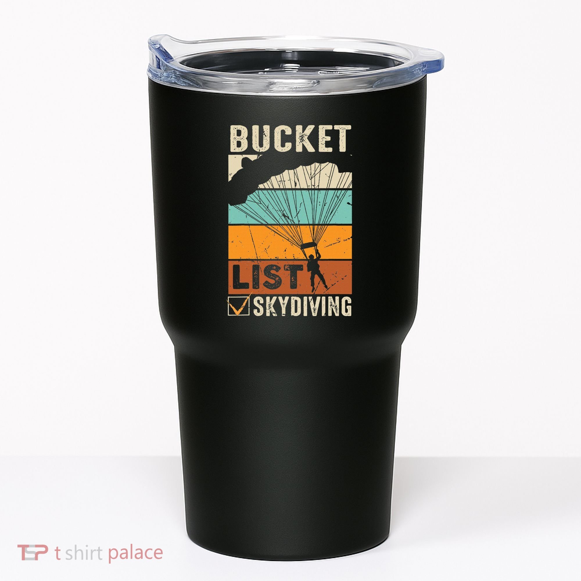 Parachute Jump Skydiver Instructor Bucket Lists Skydiving Tumbler