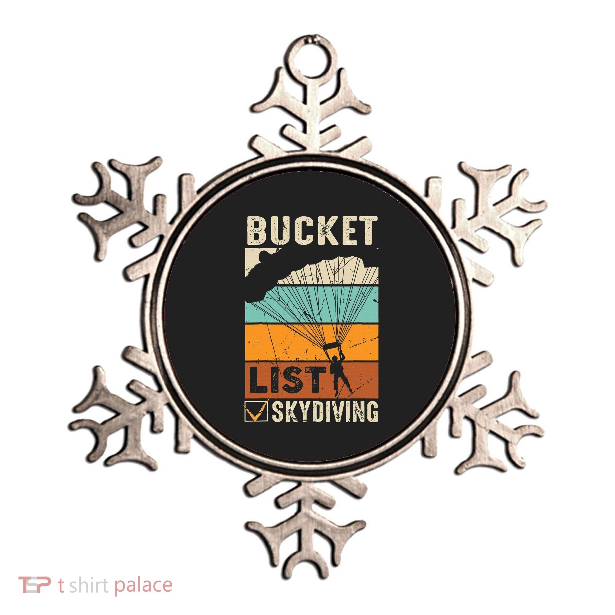 Parachute Jump Skydiver Instructor Bucket Lists Skydiving Ornament