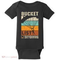 Parachute Jump Skydiver Instructor Bucket Lists Skydiving Baby Bodysuit thumb 0