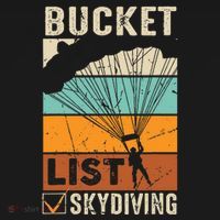 Parachute Jump Skydiver Instructor Bucket Lists Skydiving Kids T-Shirt thumb 4