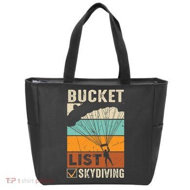Parachute Jump Skydiver Instructor Bucket Lists Skydiving Tote Bag