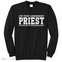 Priest Job Title Employee Funny Worker Profession Priest Sweatshirt thumb 0