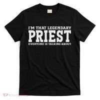 Priest Job Title Employee Funny Worker Profession Priest T-Shirt thumb 0
