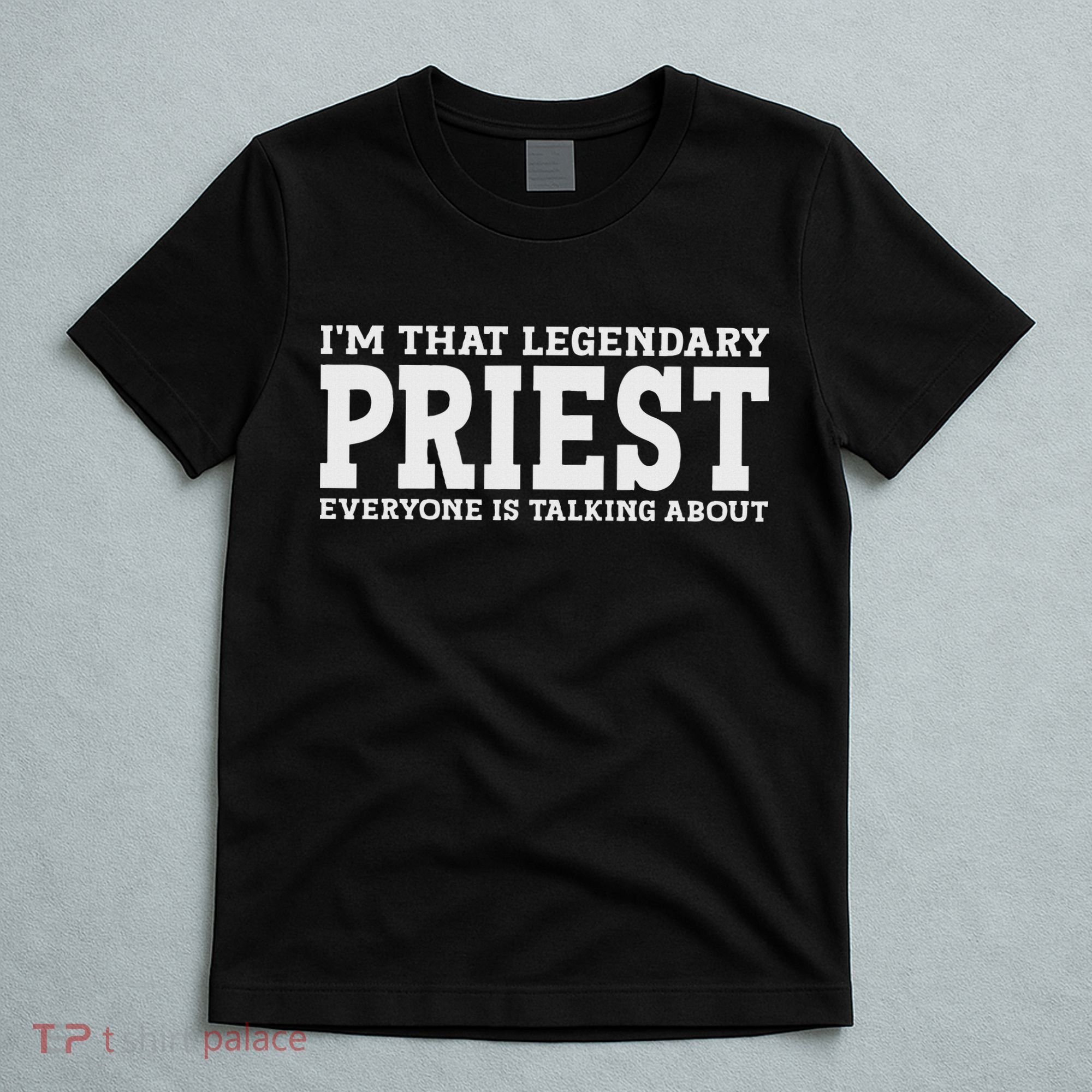 Priest Job Title Employee Funny Worker Profession Priest T-Shirt
