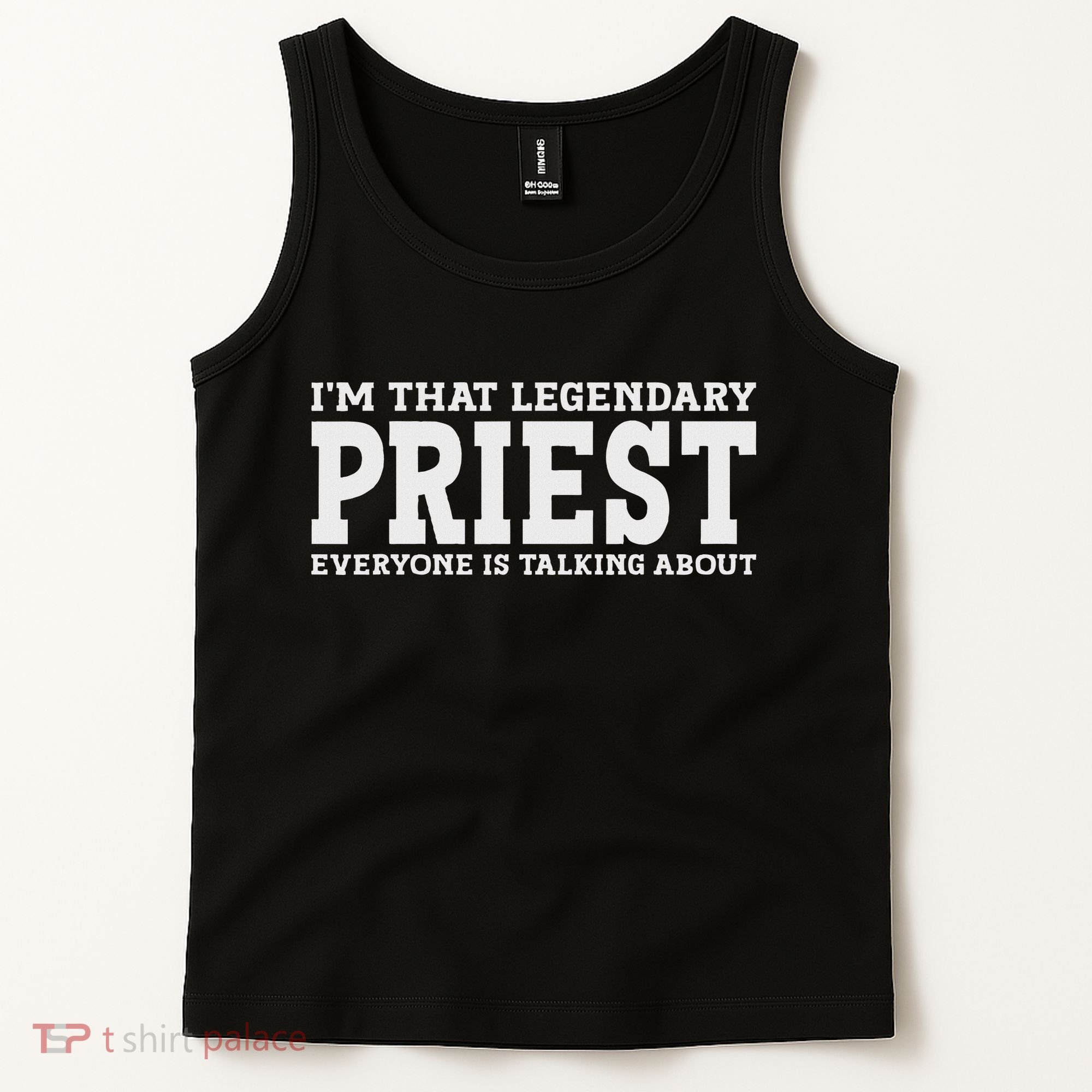 Priest Job Title Employee Funny Worker Profession Priest Tank Top