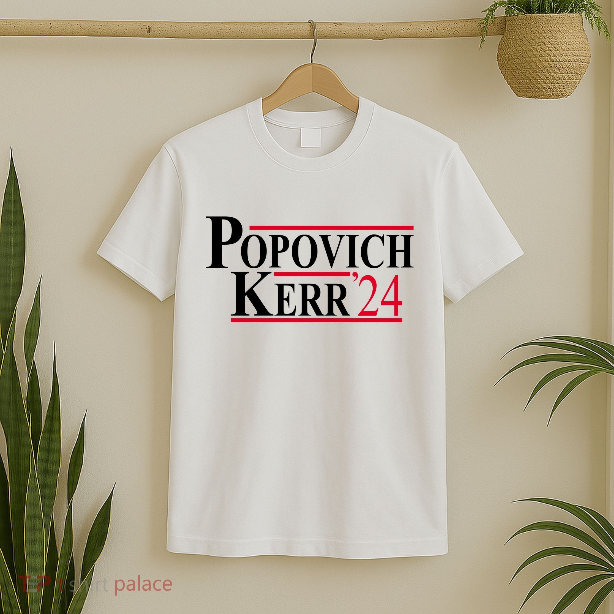 Popovich Kerr 2024 Election T-Shirt