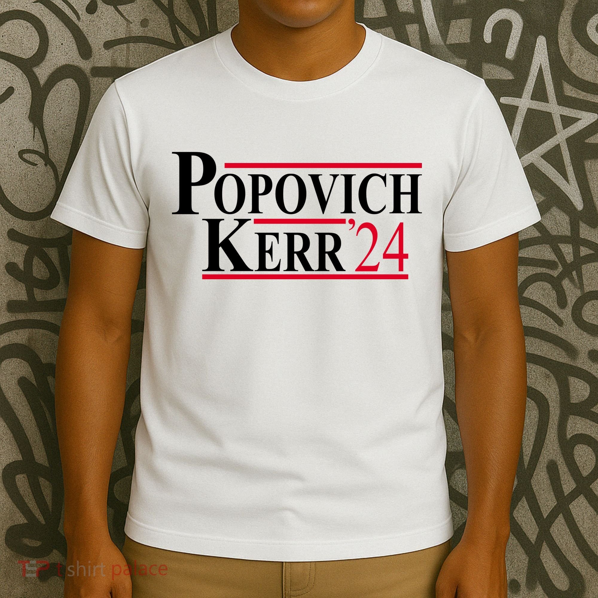 Popovich Kerr 2024 Election T-Shirt
