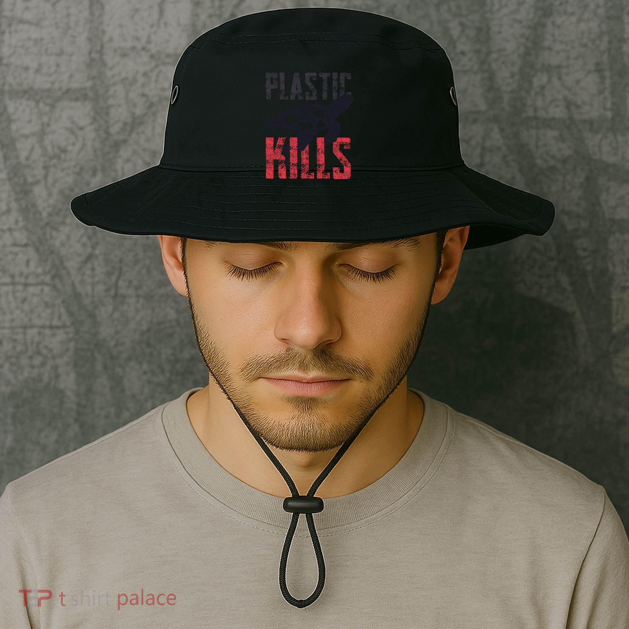 Plastic Kills A Turtle Lover Meaningful Gift Bucket Hat