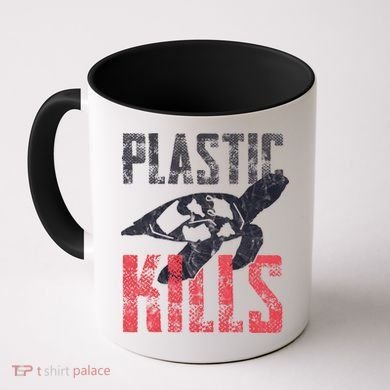 Plastic Kills A Turtle Lover Meaningful Gift Coffee Mug
