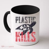 Plastic Kills A Turtle Lover Meaningful Gift Coffee Mug thumb 0