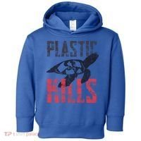 Plastic Kills A Turtle Lover Meaningful Gift Toddler Hoodie thumb 0