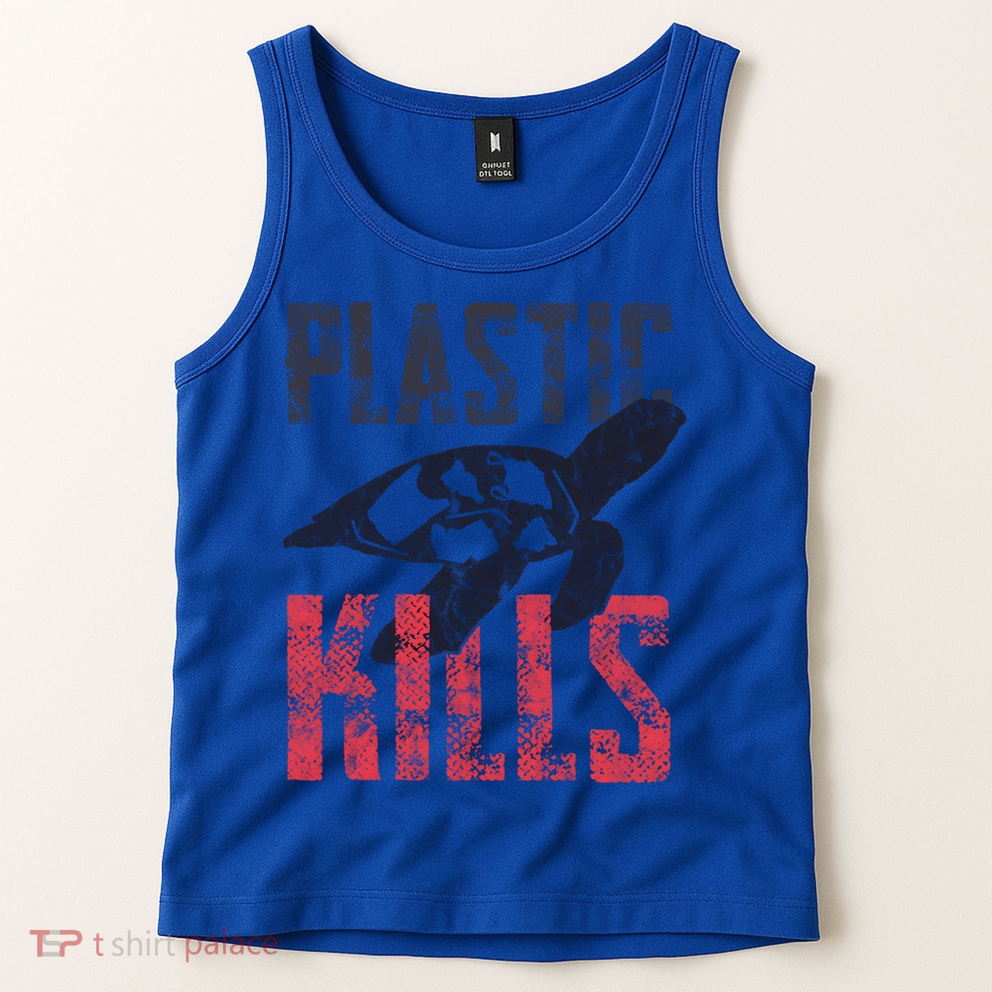 Plastic Kills A Turtle Lover Meaningful Gift Tank Top