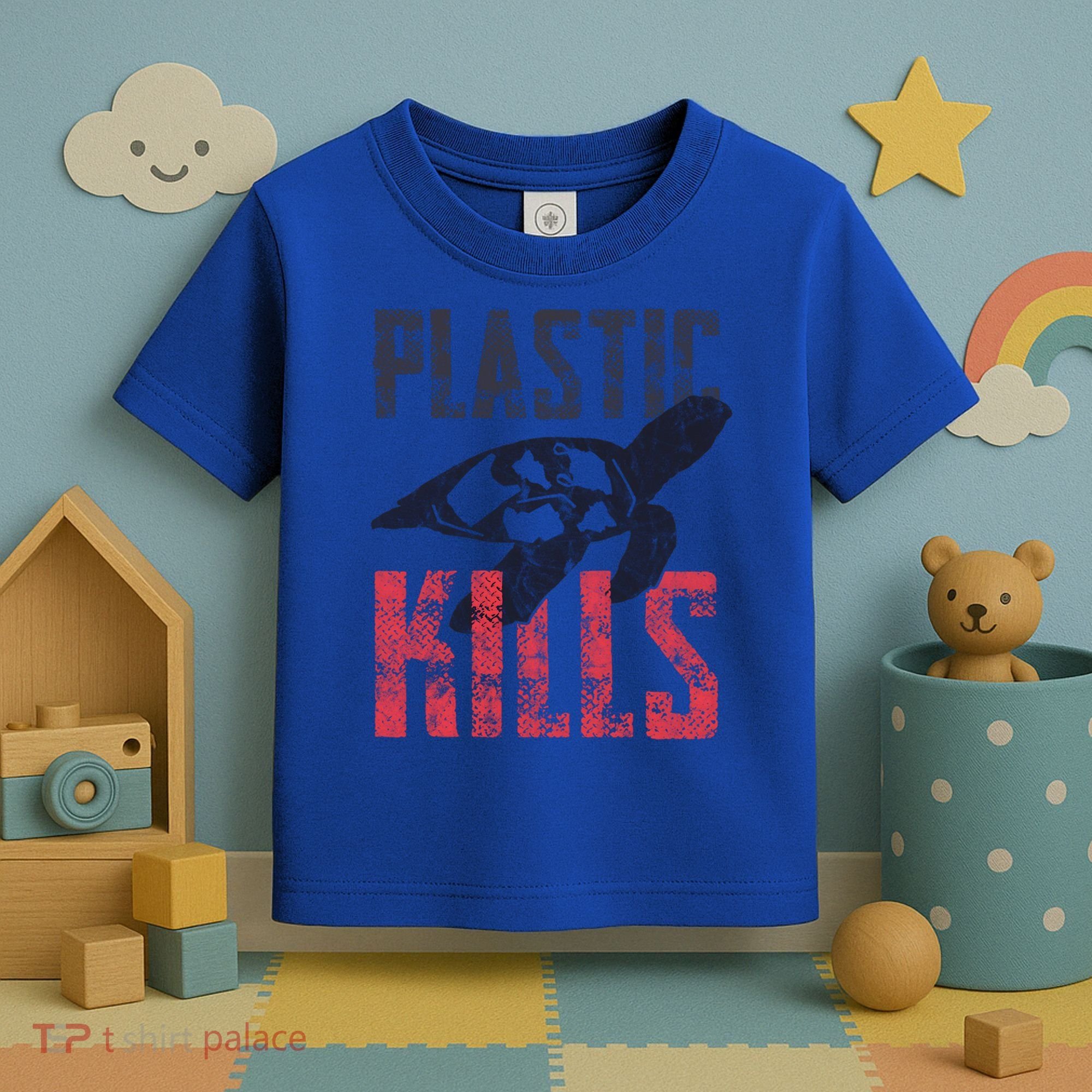 Plastic Kills A Turtle Lover Meaningful Gift Toddler T-Shirt