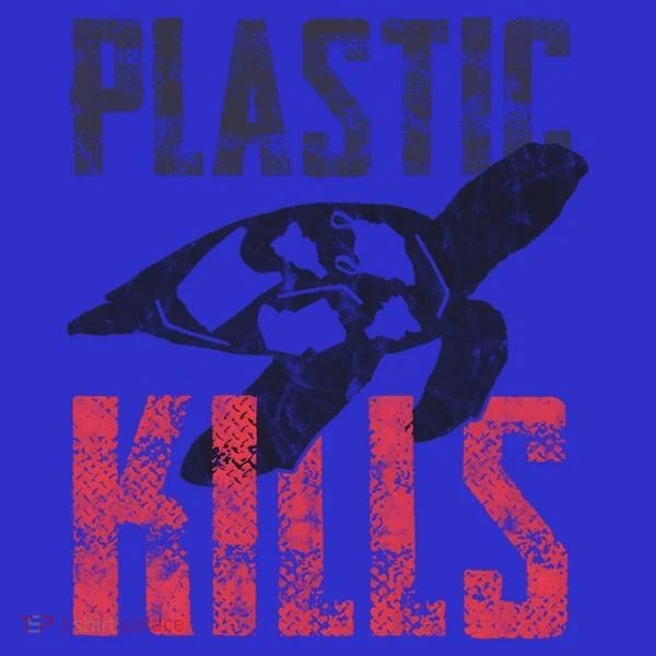 Plastic Kills A Turtle Lover Meaningful Gift Women's T-Shirt