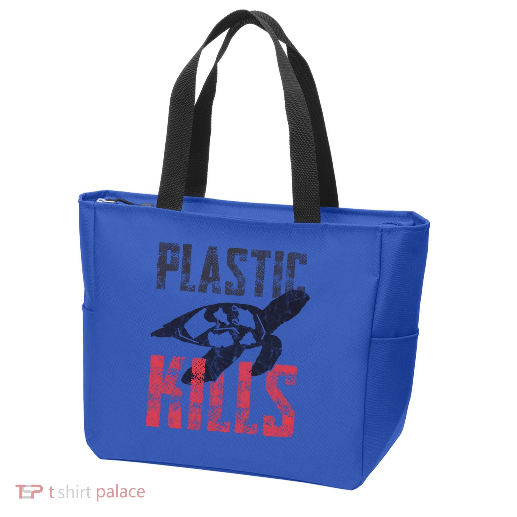 Plastic Kills A Turtle Lover Meaningful Gift Tote Bag