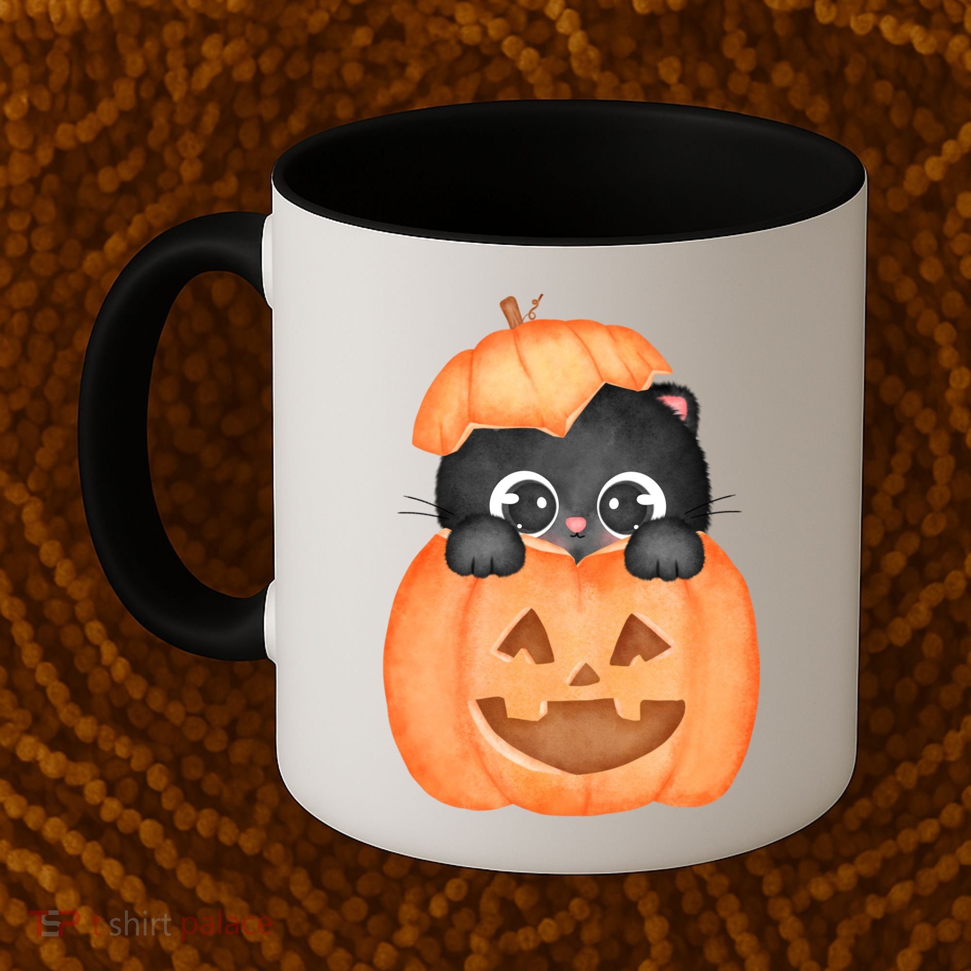 Pumpkin Kitty Cute Halloween Coffee Mug
