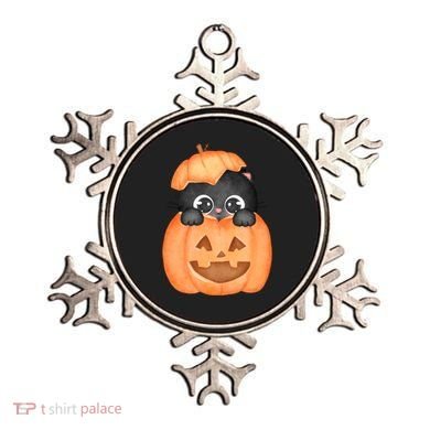 Pumpkin Kitty Cute Halloween Ornament
