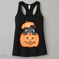 Pumpkin Kitty Cute Halloween Women's Tank Top thumb 3