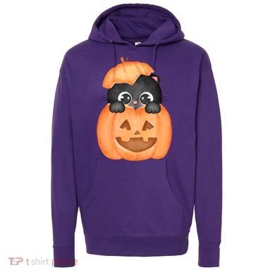 Pumpkin Kitty Cute Halloween Hoodie