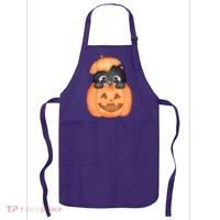 Pumpkin Kitty Cute Halloween Apron thumb 0