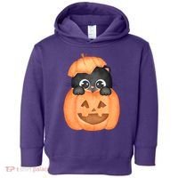 Pumpkin Kitty Cute Halloween Toddler Hoodie thumb 0
