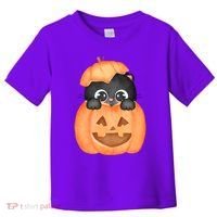 Pumpkin Kitty Cute Halloween Toddler T-Shirt thumb 0