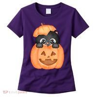 Pumpkin Kitty Cute Halloween Women's T-Shirt thumb 0